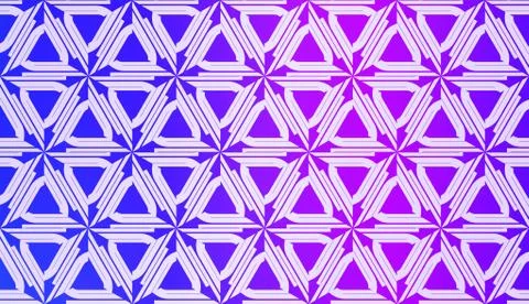Vector Geometric Pattern with gradient backgroun. Triangles Curved Line. For  イラスト素材