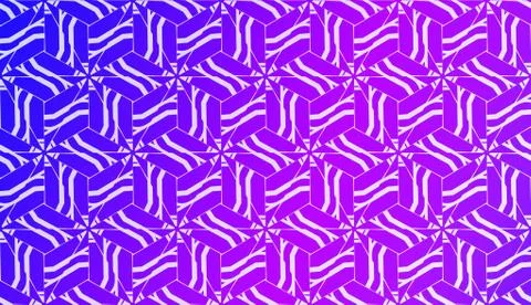 Vector Geometric Pattern with gradient backgroun. Triangles Curved Line. For  Stock Illustration