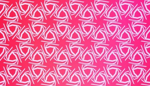 Vector Geometric Pattern with gradient backgroun. Triangles Curved Line. For  Stock Illustration