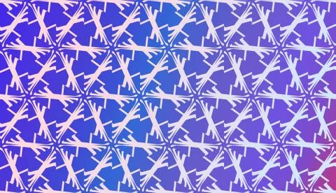 Vector Geometric Pattern with gradient backgroun. Triangles Curved Line. For  Stock Illustration