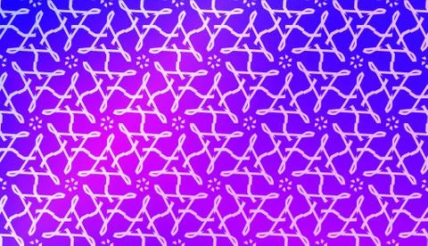 Vector Geometric Pattern with gradient backgroun. Triangles Curved Line. For  스톡 일러스트