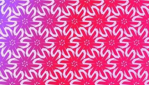 Vector Geometric Pattern with gradient backgroun. Triangles Curved Line. For  Illustrazione stock