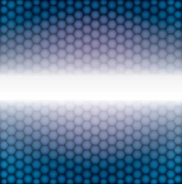 Vector geometric pattern of hexagons Stock Illustration