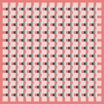 Vector geometric pattern with squares and stripes Stock Illustration