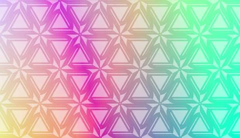 Vector geometric pattern. Triangles curved line. For wallpaper, presentation  스톡 일러스트