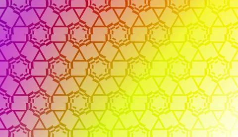 Vector geometric pattern. Triangles curved line. For wallpaper, presentation  Stock Illustration