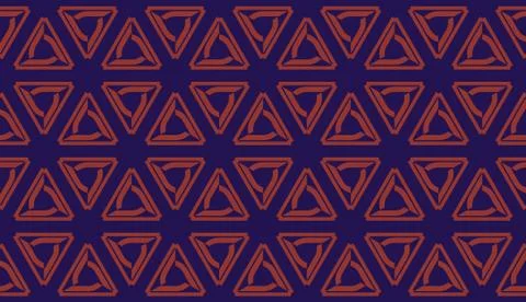 Vector geometric pattern. Triangles curved line. For wallpaper, presentation  Stock Illustration