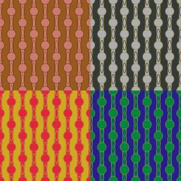 Vector geometric patterns Illustrazione stock