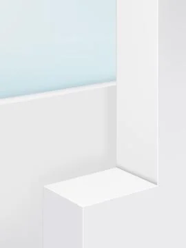 Vector Geometric Platform Product Display Background, Pastel Color. Stock Illustration