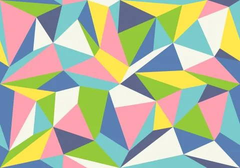 Vector geometric polygon pattern Stock-Illustration