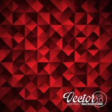 Vector geometric polygonal background. Stock Illustration