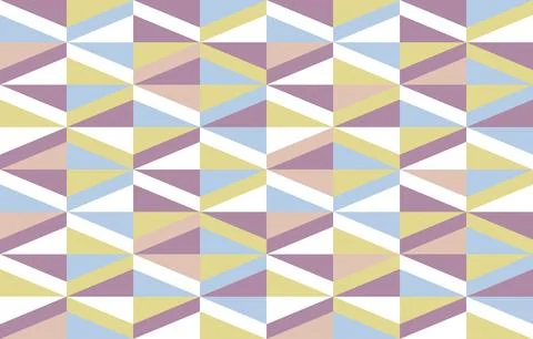Vector geometric seamless pattern in art deco style. Stock Illustration