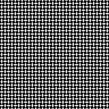 Vector geometric seamless pattern with black and white. Modern stylish stars  Stock Illustration