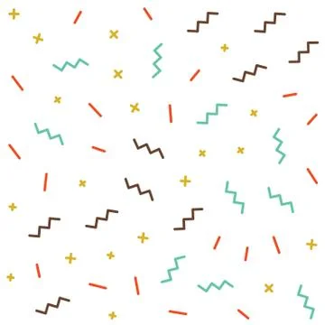 Vector Geometric Seamless Pattern Stock Illustration