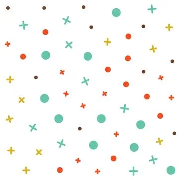 Vector Geometric Seamless Pattern Stock Illustration