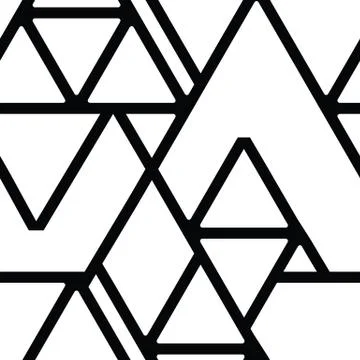 Vector geometric seamless pattern Stock Illustration