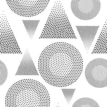 Vector geometric seamless pattern イラスト素材