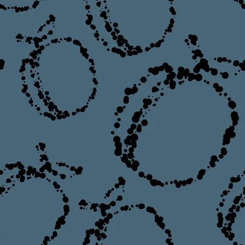 Vector. Geometric seamless pattern. Juicy apricot, peach, consisting of dots Stock Illustration