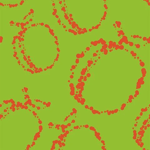 Vector. Geometric seamless pattern. Juicy apricot, peach. Stock Illustration
