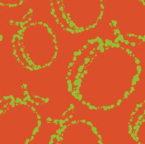 Vector. Geometric seamless pattern. Juicy apricot, peach. Stock Illustration