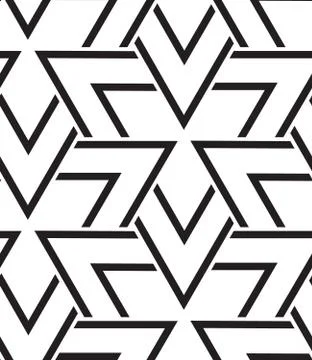 Vector geometric seamless pattern. Modern triangle texture, repe 스톡 일러스트