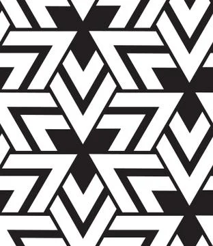 Vector geometric seamless pattern. Modern triangle texture, repe 스톡 일러스트
