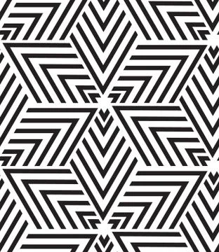 Vector geometric seamless pattern. Modern triangle texture, repe 스톡 일러스트
