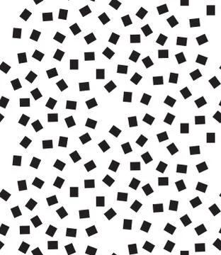 Vector geometric seamless pattern. Modern square, dots texture Stock Illustration
