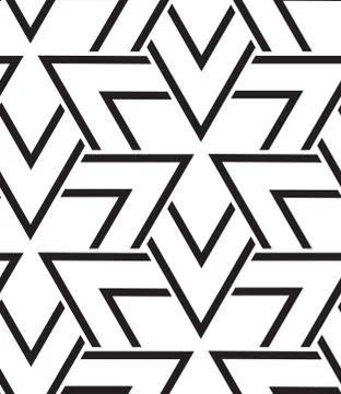 Vector geometric seamless pattern. Modern triangle texture, repe Illustrazione stock