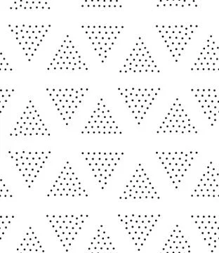Vector geometric seamless pattern. Repeating abstract triangle gradation in b Stockillustratie
