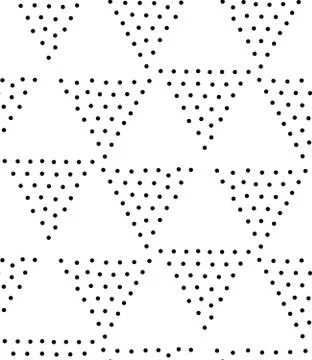 Vector geometric seamless pattern. Repeating abstract triangle gradation in b イラスト素材