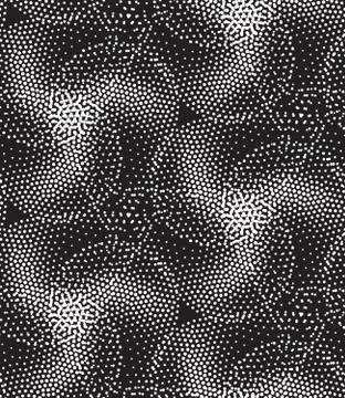 Vector geometric seamless pattern. Repeating abstract triangles gradation in  Illustrazione stock