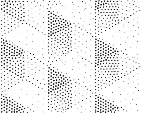 Vector geometric seamless pattern. Repeating abstract triangles gradation in  Illustrazione stock