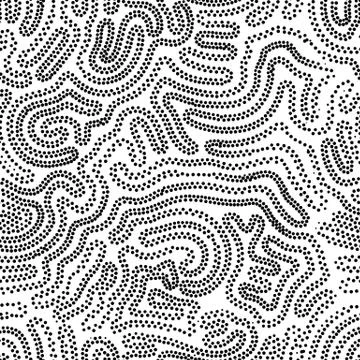 Vector geometric seamless pattern. Repeating abstract dots Stock Illustration