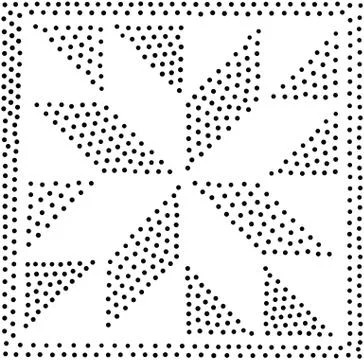 Vector geometric seamless pattern. Repeating abstract dots 스톡 일러스트