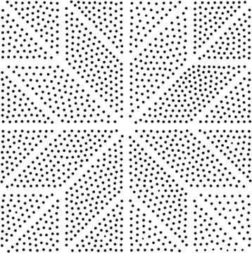 Vector geometric seamless pattern. Repeating abstract dots イラスト素材