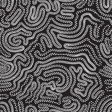 Vector geometric seamless pattern. Repeating abstract dots 스톡 일러스트