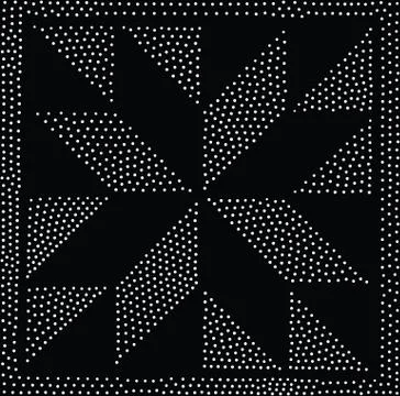 Vector geometric seamless pattern. Repeating abstract dots Stock Illustration