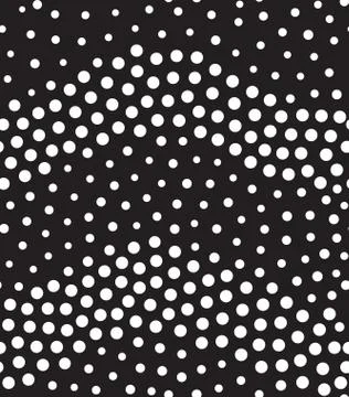 Vector geometric seamless pattern. Repeating abstract dots Stock Illustration