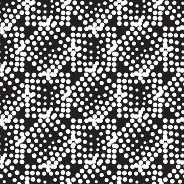 Vector geometric seamless pattern. Repeating abstract dots 스톡 일러스트