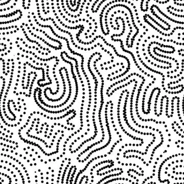 Vector geometric seamless pattern. Repeating abstract dots Stock Illustration