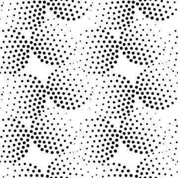 Vector geometric seamless pattern. Repeating abstract dots Stock Illustration