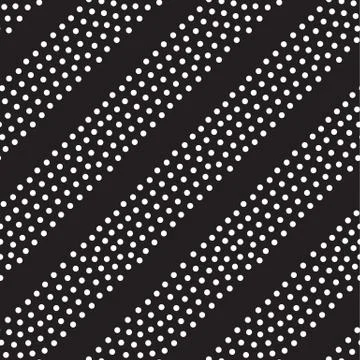 Vector geometric seamless pattern. Repeating abstract dots Illustrazione stock