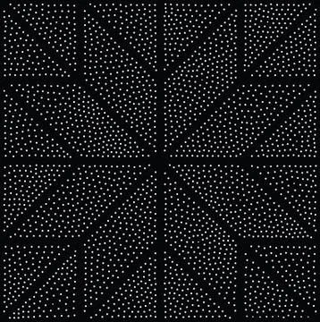 Vector geometric seamless pattern. Repeating abstract dots 스톡 일러스트