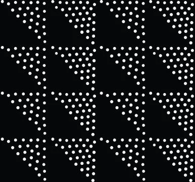 Vector geometric seamless pattern. Repeating abstract dots Illustrazione stock