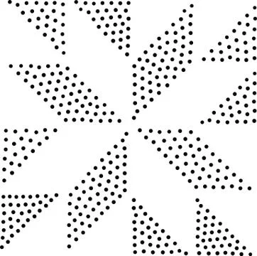 Vector geometric seamless pattern. Repeating abstract dots Ilustración de archivo