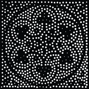 Vector geometric seamless pattern. Repeating abstract dots 스톡 일러스트