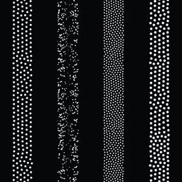 Vector geometric seamless pattern. Repeating abstract dots Stock Illustration