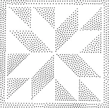 Vector geometric seamless pattern. Repeating abstract dots Illustrazione stock