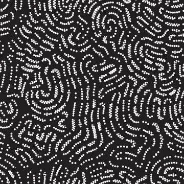 Vector geometric seamless pattern. Repeating abstract dots Stock Illustration